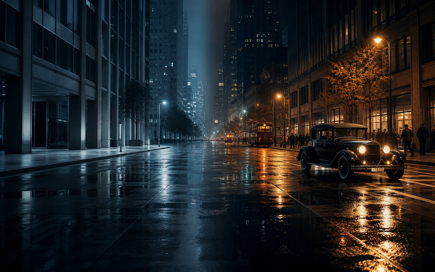 Cinematic scene shown with a focused visual revision